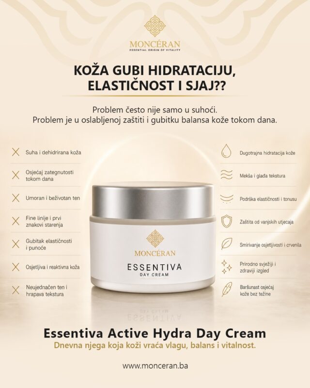 Kako vratiti elastičnost i svježinu licu? Monceran dnevna krema za lice